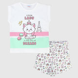 Kitten In Paris Sleeveless Pajama - Ourkids - Papillion