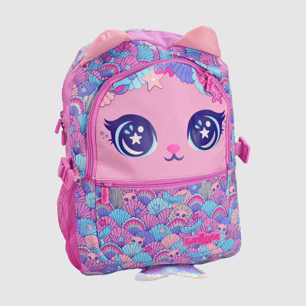 Kitten Pink 17 Inches Backpack - Ourkids - Smiggle