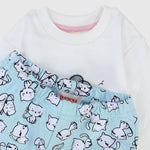 Kitty Cat 2-Piece Fleeced Outfit Set - Ourkids - Quokka