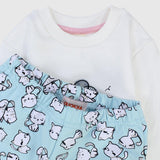 Kitty Cat 2-Piece Fleeced Outfit Set - Ourkids - Quokka