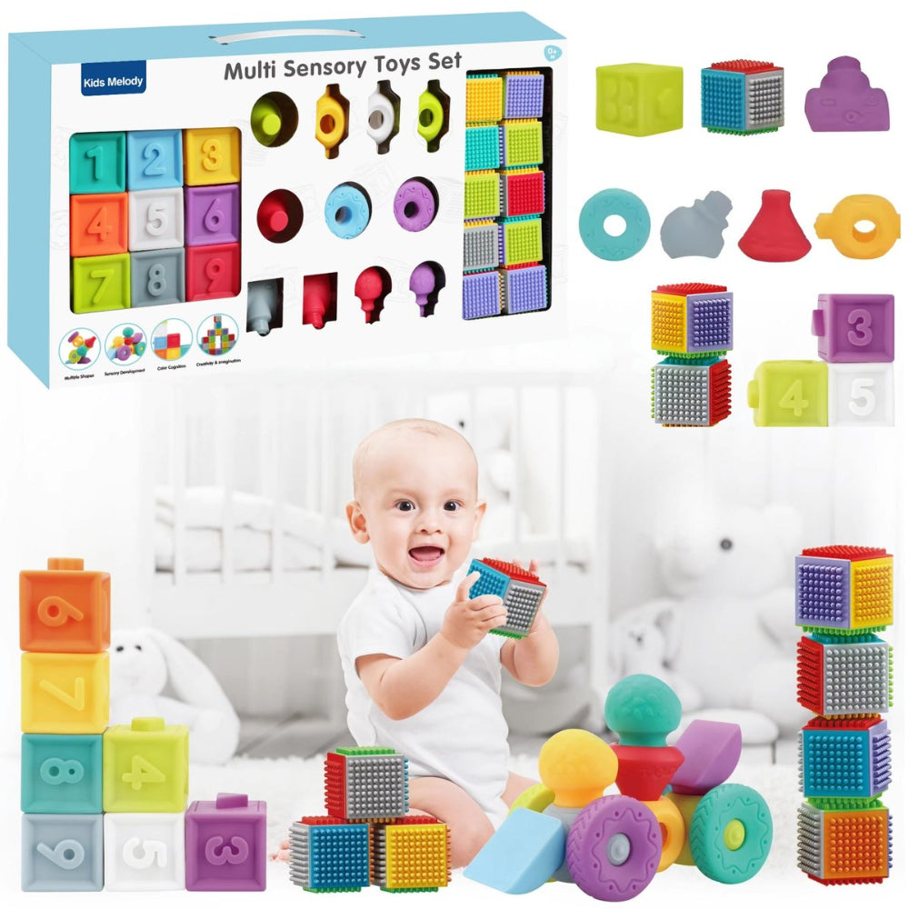 Kids Melody Multi Sensory Toys Set – 32 Pcs
