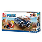 Sluban Police Off-Road Vehicle Building Blocks Set - 106 Pcs