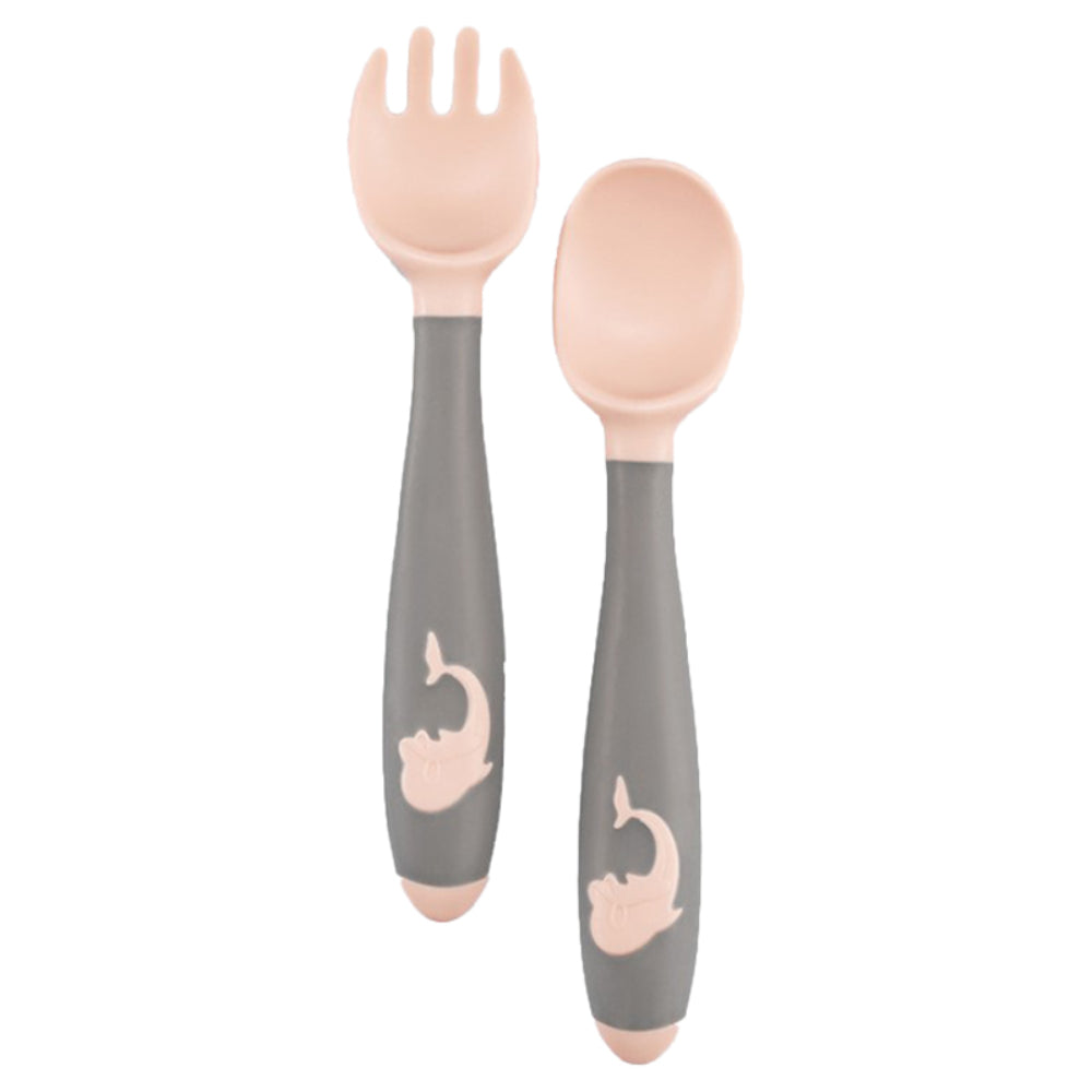 True Gold Flexible (Spoon & Fork) Set – Pink*Grey