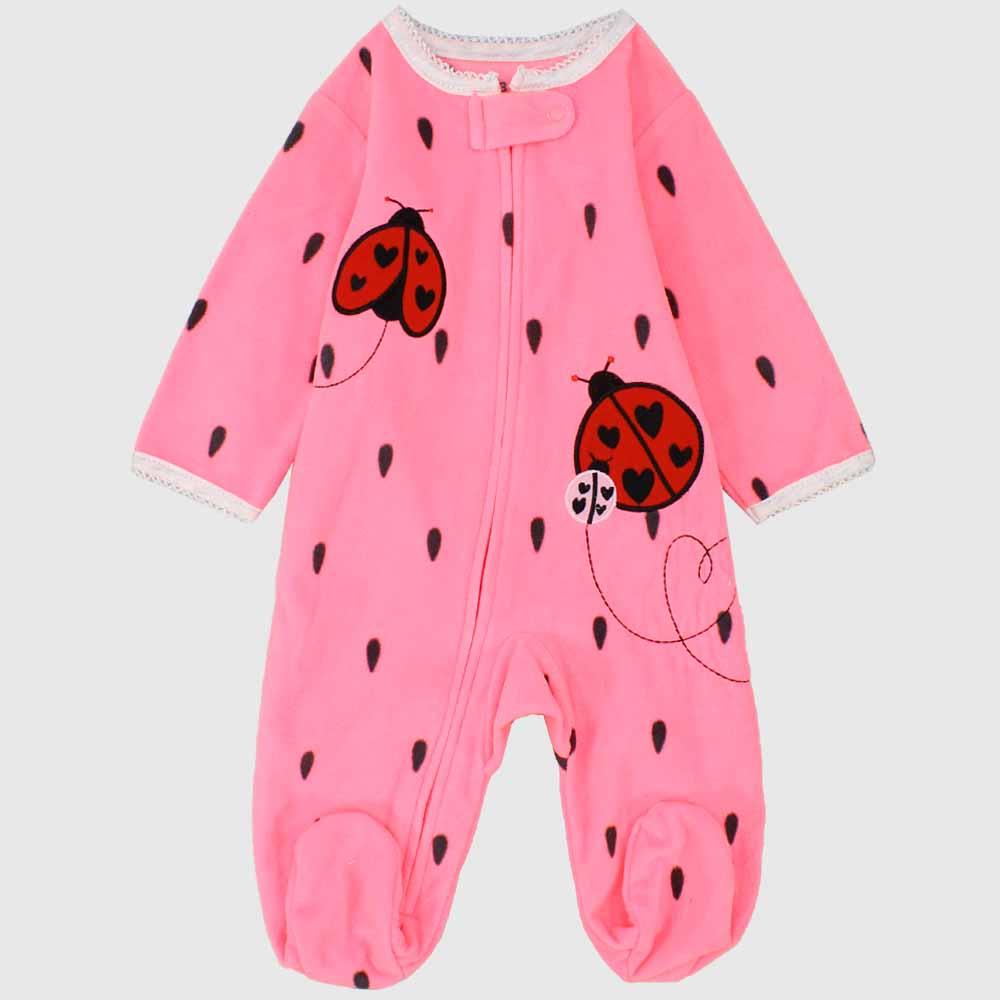 Ladybug Long-Sleeved Baby Footie - Ourkids - Carter's