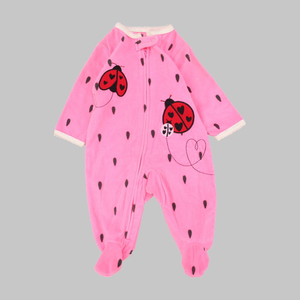 Ladybugs Long-Sleeved Baby Footie - Ourkids - Carter's