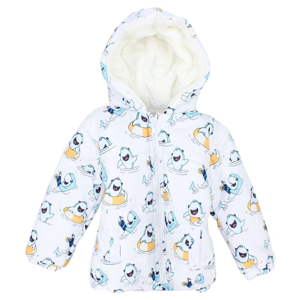 Laughing Shark Long-Sleeved Waterproof Hooded Jacket - Ourkids - Ourkids