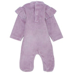 Lavender Velvet Baby Footie - Ourkids - Ourkids