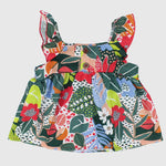 Leafy Sleeveless Blouse - Ourkids - Quokka