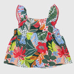 Leafy Sleeveless Blouse - Ourkids - Quokka