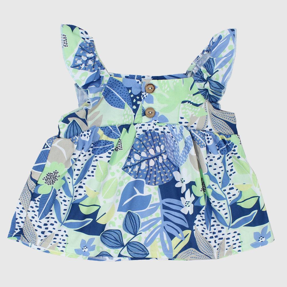 Leafy Sleeveless Blouse - Ourkids - Quokka