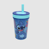 Leak Proof Silicone Straw Tumbler 465 ml Frozen - Ourkids - Stor