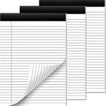 Legal Pads 8.5 x 11 Note Pads 8.5 x 11.75 Inch Notepad 3 Pack of Writing Pads Wide Ruled Lined Paper Pads 21Ib White Paper Note Pads 8.5 x 11 with 30 Sheets Per Legal Pad for School, Office, Home - Ourkids - OKO