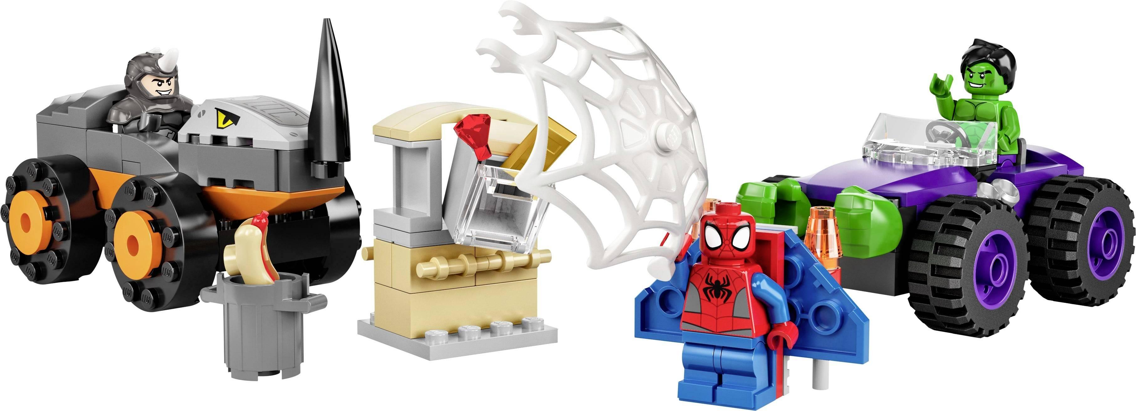 LEGO® MARVEL SUPER HEROES Hulks and Rhino's Truck Duel - Ourkids - Lego