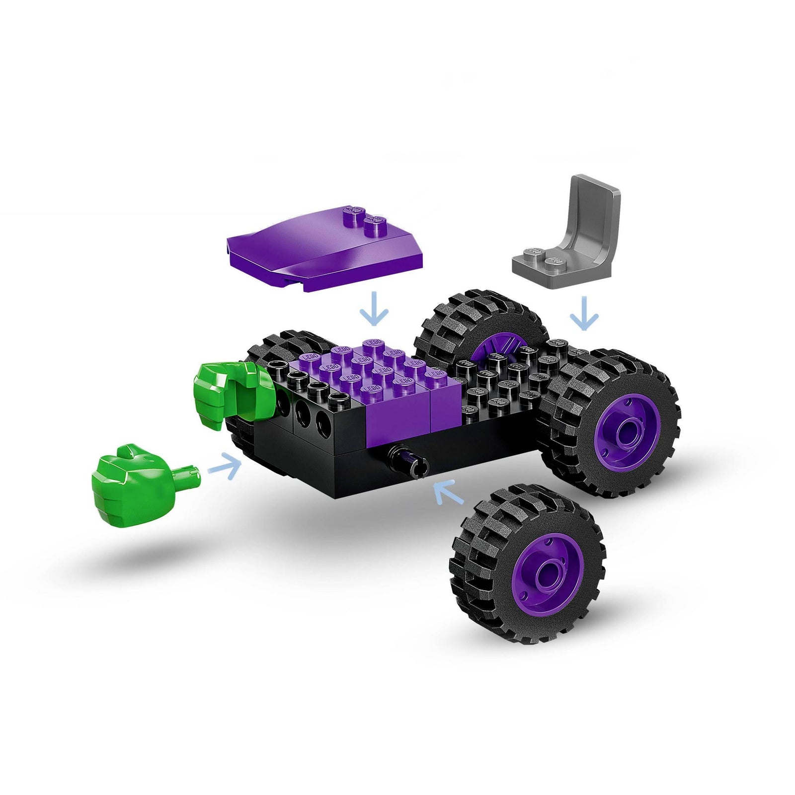 Lego classic outlet purple truck instructions