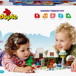 LEGOÂ® DUPLOÂ® Gingerbread house with Santa Claus - Ourkids - Lego