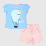 Let's Get Lost Short-Sleeved Pajama - Ourkids - Ourkids