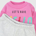 Let's Have Fun Long-Sleeved Fleeced Pajama - Ourkids - Al Sayad