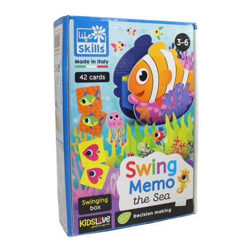 Lisciani - Life Skills Swing Memo Sea Board Game - Toys