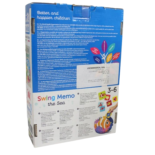Lisciani - Life Skills Swing Memo Sea Board Game
