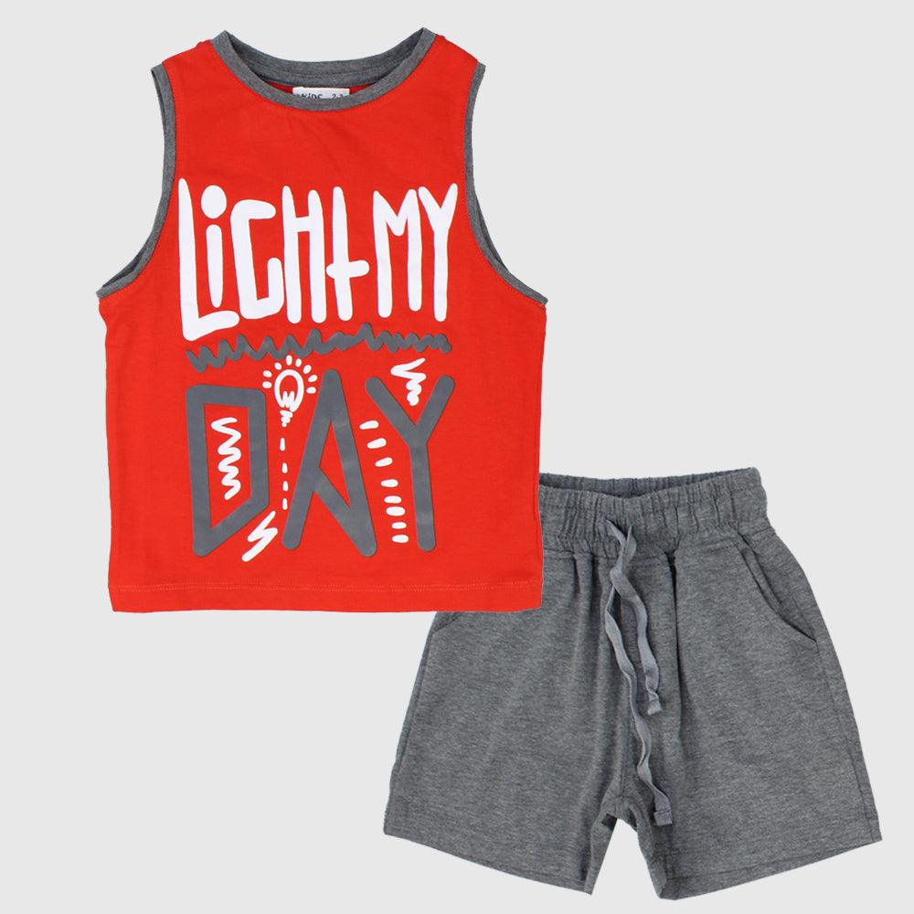 Light My Day Sleeveless Pajama - Ourkids - Ourkids