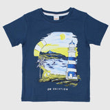 Lighthouse Short-Sleeved T-shirt - Ourkids - Quokka