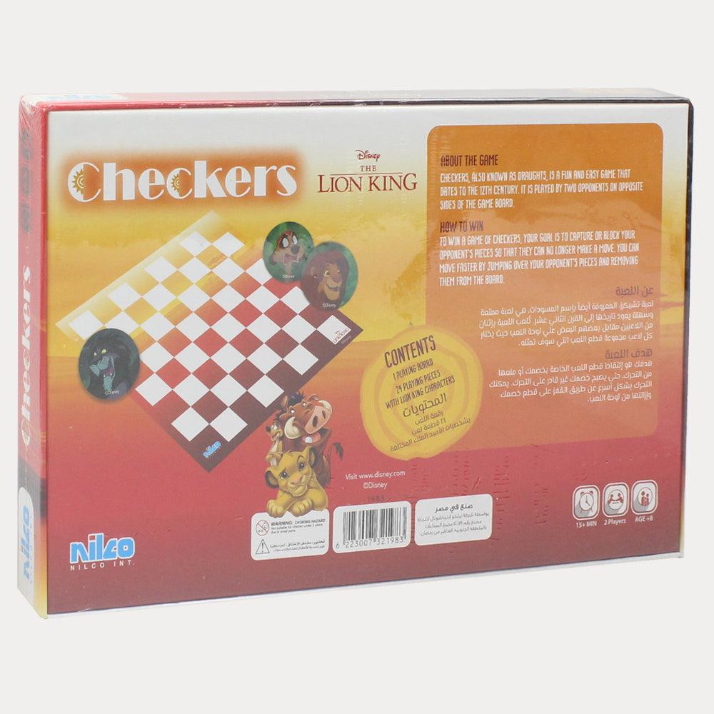 Lion King Checkers Game - Ourkids - Nilco