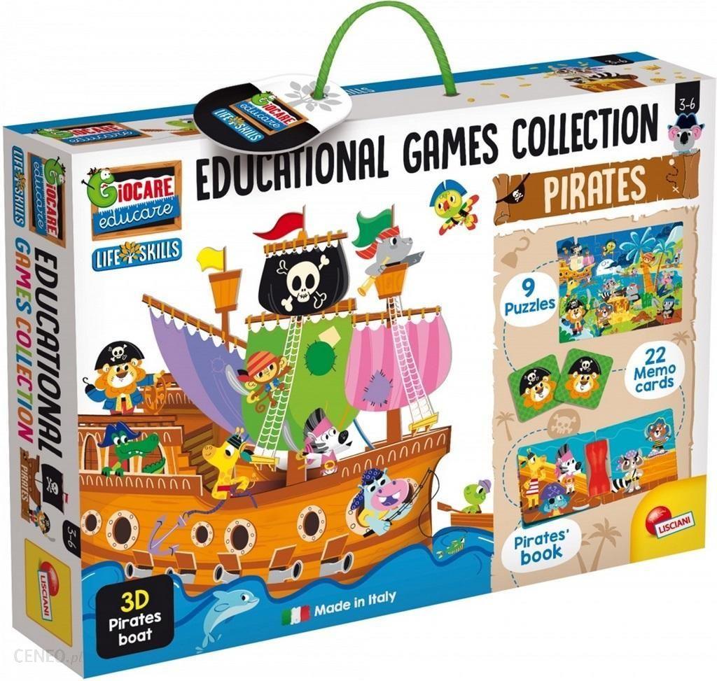 Lisciani Collection Of Educational Games – Pirates - Ourkids - Lisciani