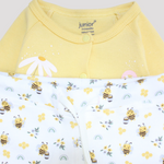 Little Bees Long-Sleeved Fleeced Pajama - Ourkids - Junior