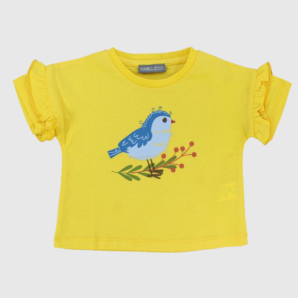 Little Birdy Short-Sleeved T-Shirt - Ourkids - Pompelo