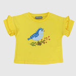 Little Birdy Short-Sleeved T-Shirt - Ourkids - Pompelo