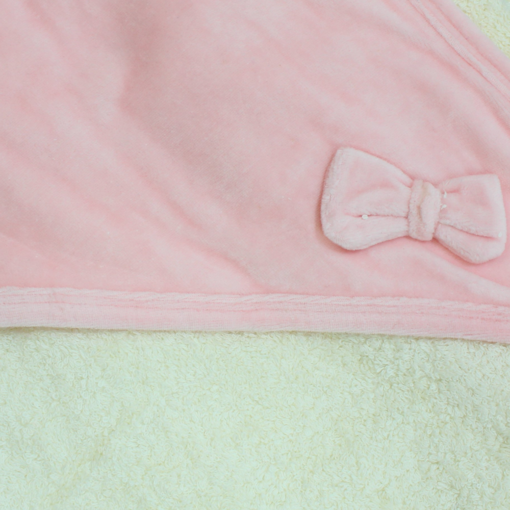 Little Bow Baby Hooded Towel - Ourkids - Bumber