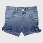 Little Bows Jean Shorts - Ourkids - Quokka