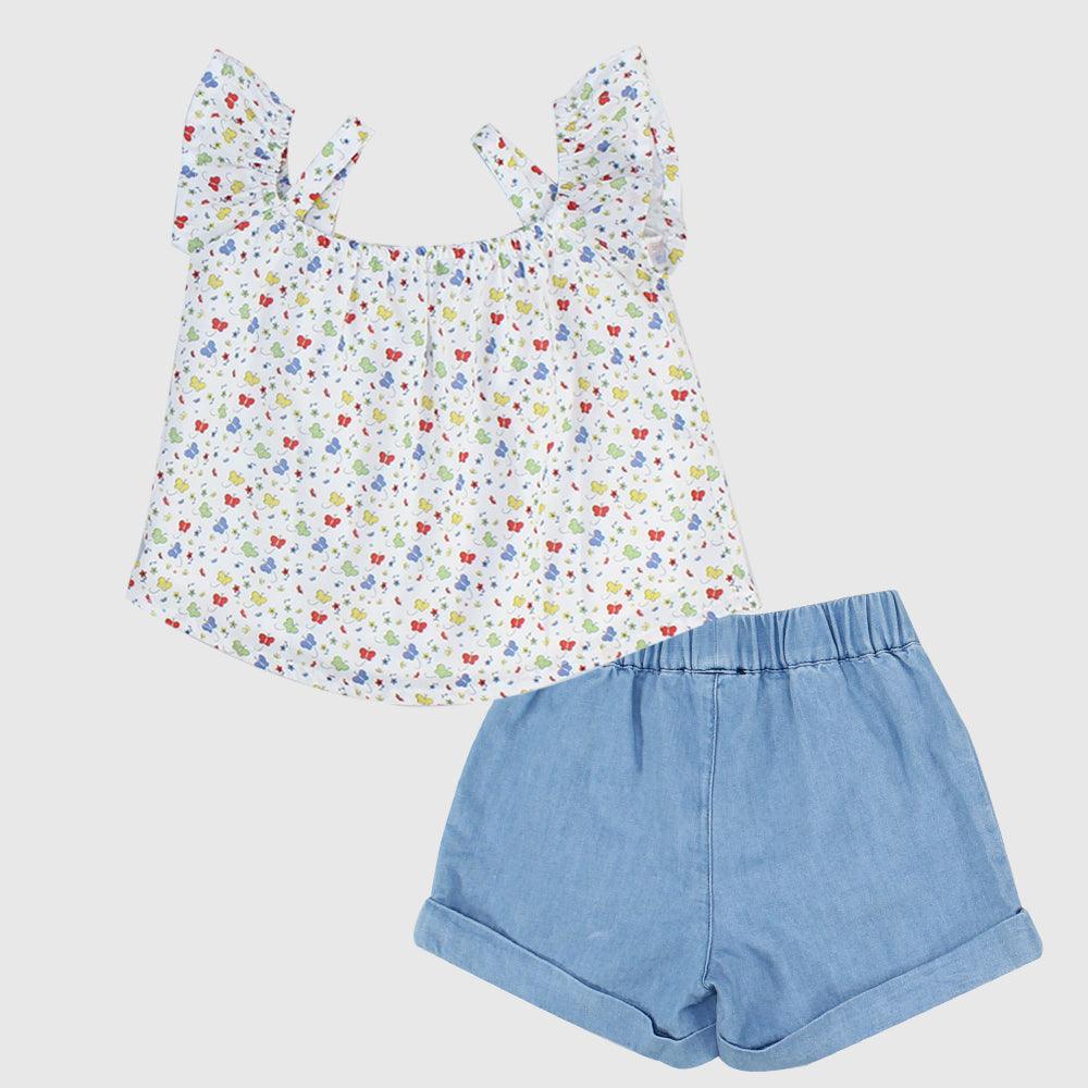 Little Butterflies 2-Piece Outfit Set - Ourkids - Pompelo