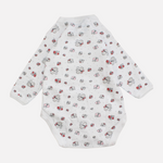 Little Butterflies Long-Sleeved Wrap Over Bodysuit - Ourkids - Papillion