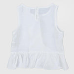 Little Butterfly Sleeveless Blouse - Ourkids - Quokka