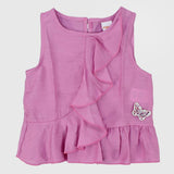 Little Butterfly Sleeveless Blouse - Ourkids - Quokka