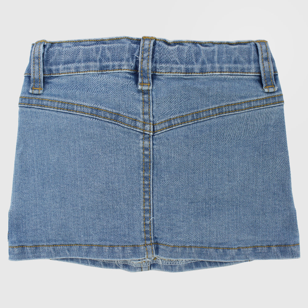 Little Buttons Jean Skirt - Ourkids - Quokka