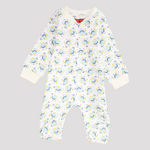 Little Dinos Long-Sleeved Baby Footie - Ourkids - Junior