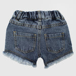 Little Flower Jean Shorts - Ourkids - Quokka