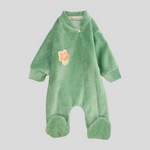 Little Flower Long-Sleeved Baby Footie - Ourkids - Berceau