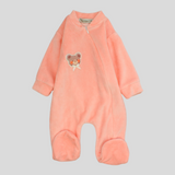 Little Flower Long-Sleeved Baby Footie - Ourkids - Berceau