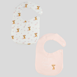 Little Giraffes Bib (Pack Of 2) - Ourkids - Junior