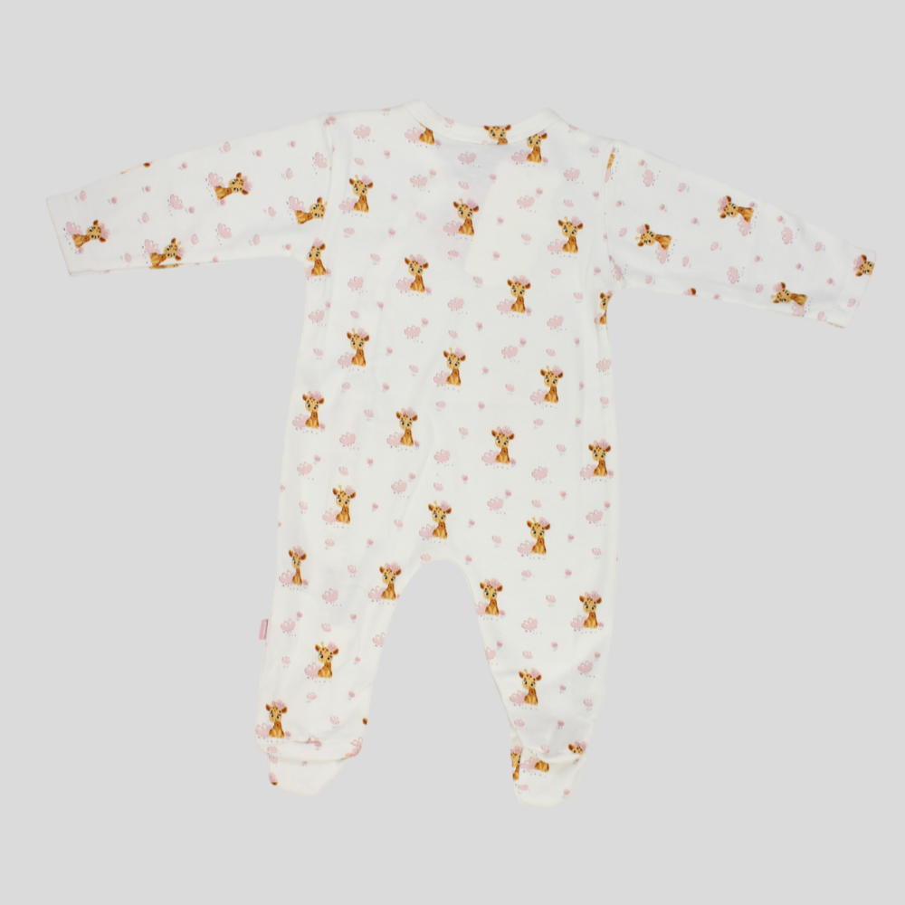 Little Giraffes Long-Sleeved Baby Footie - Ourkids - Junior