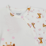 Little Giraffes Long-Sleeved Baby Footie - Ourkids - Junior