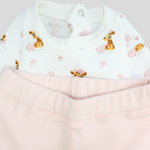 Little Giraffes Long-Sleeved Fleeced Pajama - Ourkids - Junior