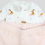 Little Giraffes Long-Sleeved Fleeced Pajama - Ourkids - Junior