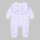 Little Hearts Long-Sleeved Hooded Footless Onesie - Ourkids - Carter's