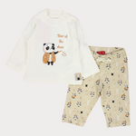 Little Pandas Long-Sleeved Pajama - Ourkids - Junior