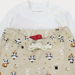 Little Pandas Long-Sleeved Pajama - Ourkids - Junior