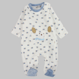 Little Puppies Long-Sleeved Baby Footie - Ourkids - Bumber